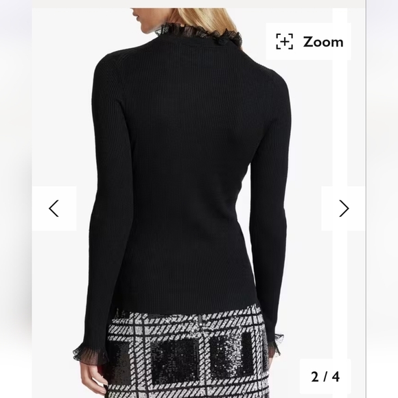 Ted Baker Ruffle Neck Sweater - Picture 7 of 8